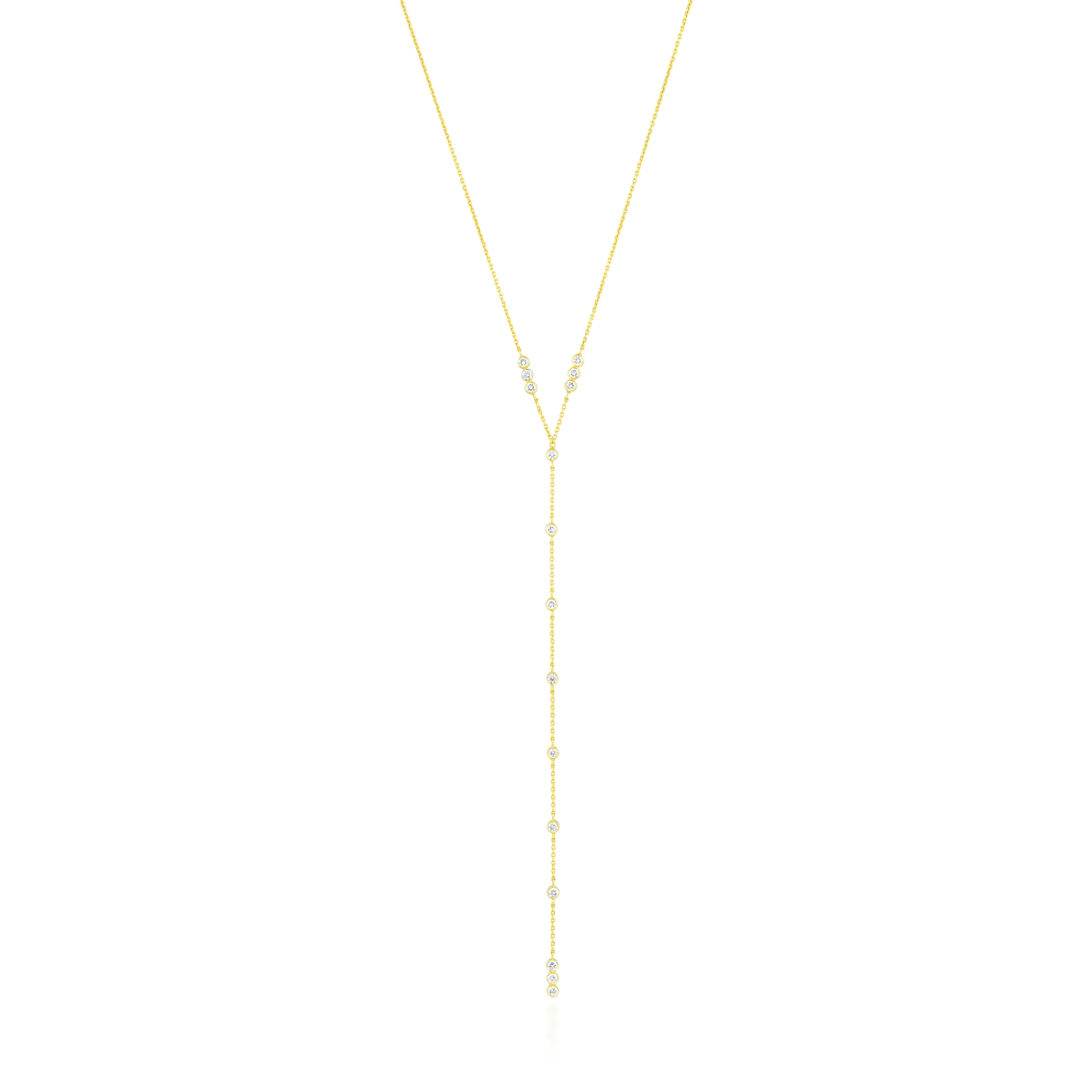 Diamond Gold Chain Necklace in 18Kt - Image 2