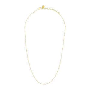 Diamond Dot Gold Necklace In 18Kt