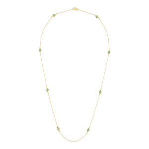 Emerald Gold necklace in 18 Kt
