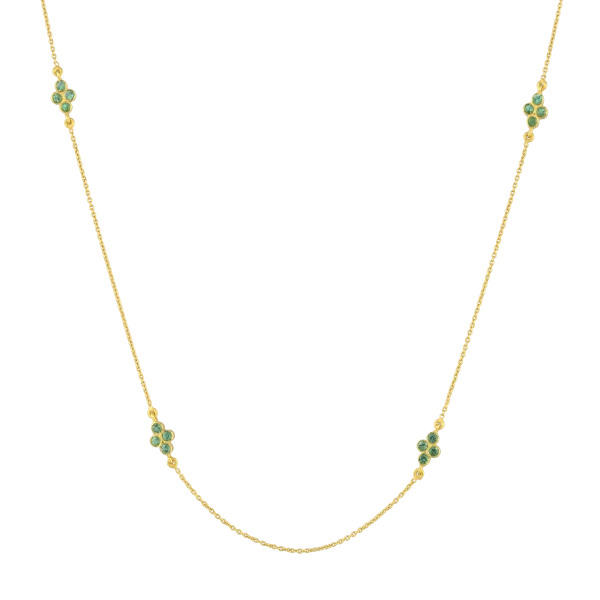 Emerald Gold necklace in 18 Kt - Image 2
