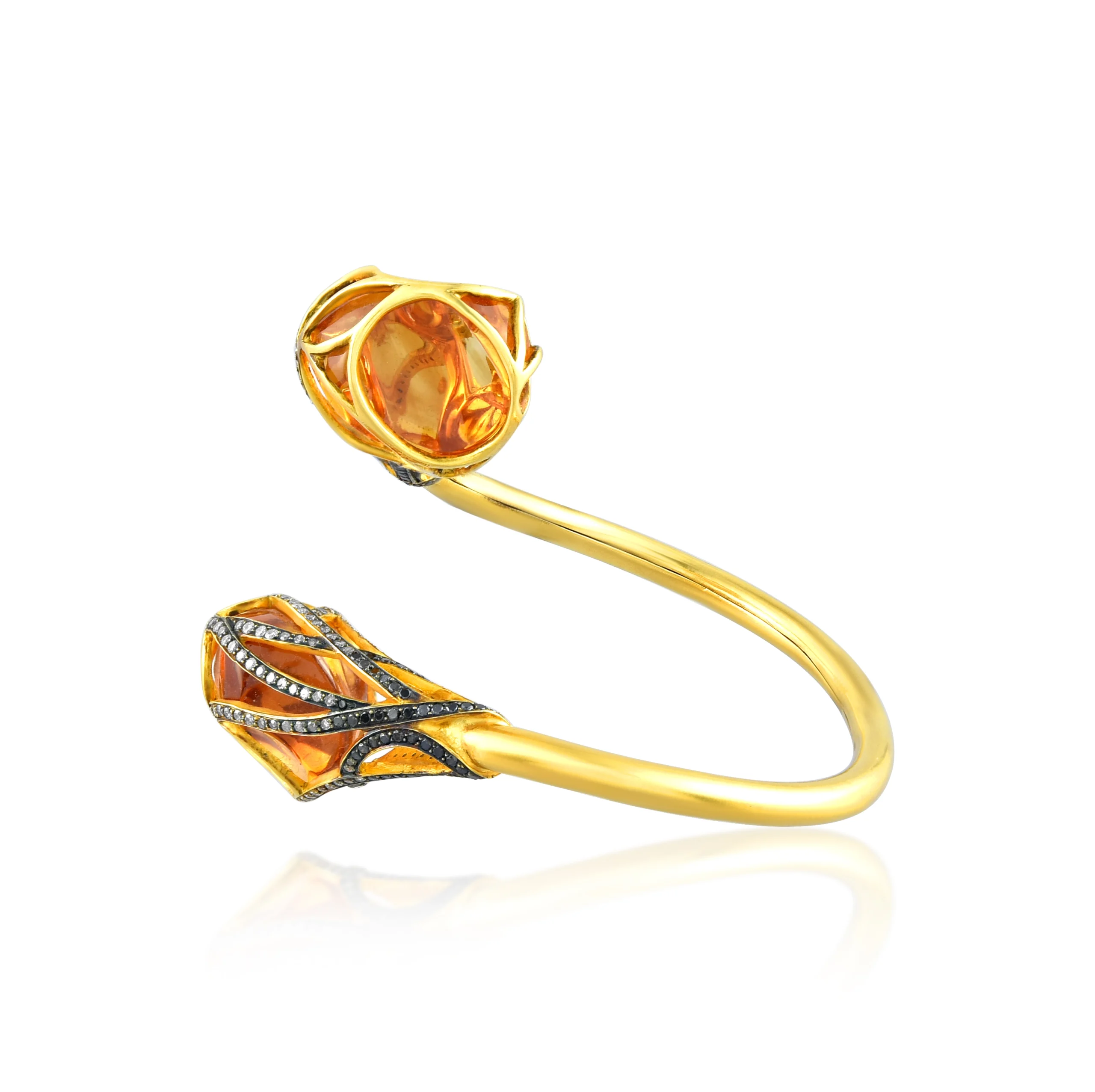 Citrine Nectar Bangle in 18Kt - Image 2