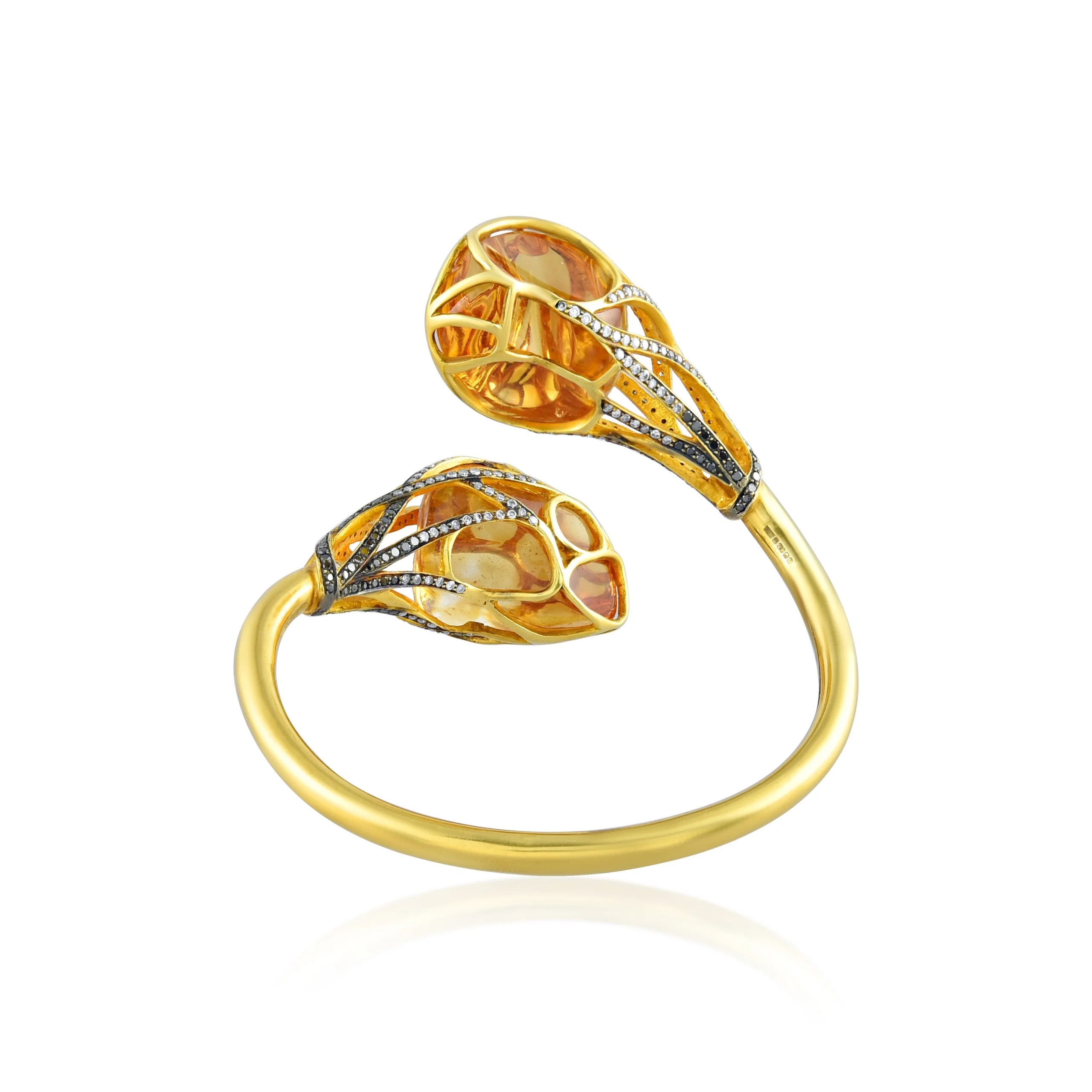 Citrine Nectar Bangle in 18Kt - Image 3