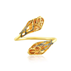 Citrine Nectar Bangle in 18Kt