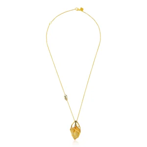Citrine Nectar Pendant Necklace in 18Kt